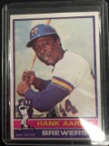 1976 Topps #50 Hank Aaron Brewers Vintage Baseball Card