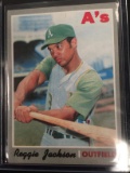 1970 Topps #140 Reggie Jackson A's Vintage Baseball Card