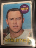 1969 Topps #235 Catfish Jim Hunter A's Vintage Baseball Card