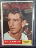 1961 Topps #89 Billy Martin Braves Vintage Baseball Card