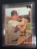 1962 Topps #208 Billy Martin Twins Vintage Baseball Card