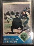 1963 Topps #147 World Series Game #6 Billy Pierce White Sox Vintage Baseball Card