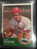 1963 Topps #161 Frank Torre Phillies Vintage Baseball Card
