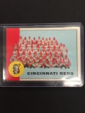 1963 Topps #63 Cincinnati Reds Team Card - Vintage Baseball Card