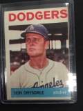 1964 Topps #120 Don Drysdale Dodgers Vintage Baseball Card