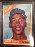 1966 Topps #110 Ernie Banks Cubs Vintage Baseball Card
