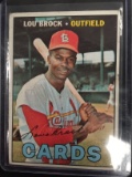 1967 Topps #285 Lou Brock Cardinals Vintage Baseball Card