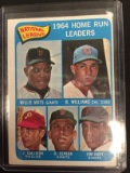 1965 Topps #4 NL Home Run Leaders - Willie Mays Vintage Baseball Card