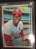 1967 Topps #210 Bob Gibson Cardinals Vintage Baseball Card