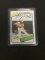 1980 Topps #482 Rickey Henderson A's Rookie Baseball Card