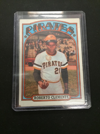 1972 Topps #309 Roberto Clemente Pirates Vintage Baseball Card