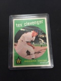 1959 Topps #298 Tex Clevenger Senators Vintage Baseball Card