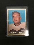 1961 Topps #104 Bobby Layne Steelers Vintage Football Card