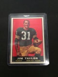 1961 Topps #41 Jim Taylor Packers Vintage Football Card