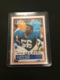 1983 Topps #133 Lawrence Taylor Giants Football Card