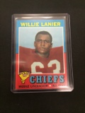 1971 Topps #114 Willie Lanier Chiefs Rookie Vintage Football Card