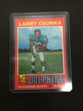 1971 Topps #45 Larry Csonka Dolphins Vintage Football Card