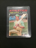 1971 Topps #20 Reggie Jackson A's Vintage Baseball Card