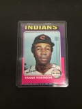 1975 Topps #580 Frank Robinson Indians Vintage Baseball Card
