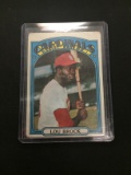 1972 Topps #200 Lou Brock Cardinals Vintage Baseball Card