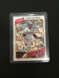 1980 Topps #160 Eddie Murray Orioles Baseball Card