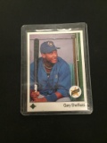 1989 Upper Deck #13 Gary Shefield Brewers Rookie Baseball Card