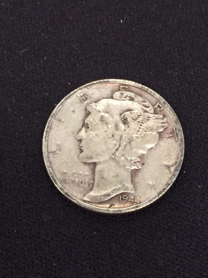 1944-S United States Mercury Dime - 90% Silver Coin