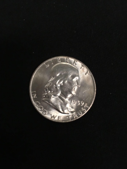 1959-D United States Franklin Half Dollar - 90% Silver Coin