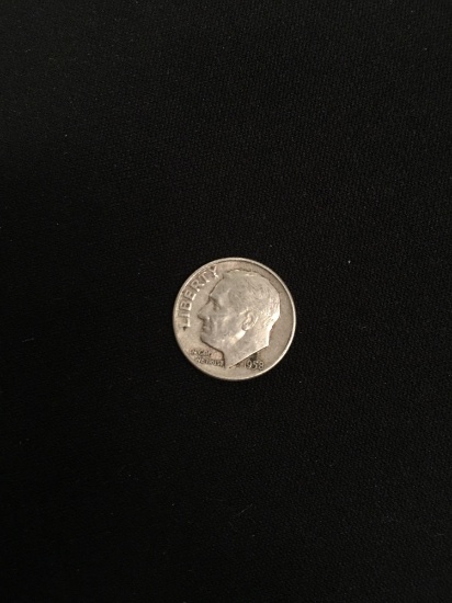 1958-D United States Roosevelt Silver Dime - 90% Silver Coin
