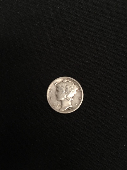 1936-United States Mercury Dime - 90% Silver Coin