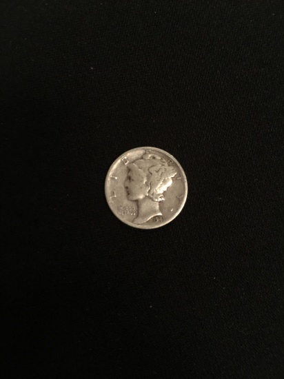 1941-United States Mercury Silver Dime - 90% Silver Coin