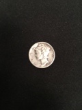1944-United States Mercury Silver Dime - 90% Silver Coin