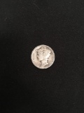 1925-United States Mercury Silver Dime - 90% Silver Coin