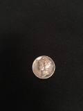 1944-S United States Mercury Silver Dime - 90% Silver Coin