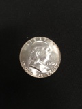 1962-United States Franklin Half Dollar - 90% Silver Coin