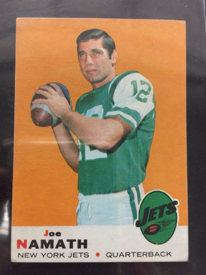 1969 Topps #100 Joe Namath Jets Vintage Football Card