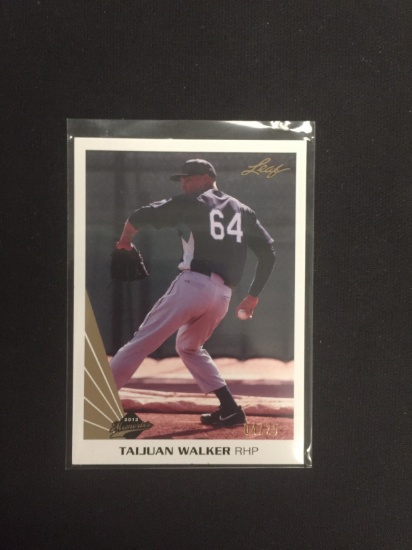 2013 Leaf Memories Gold Taijuan Walker Mariners Rookie Baseball Card /25 - RARE