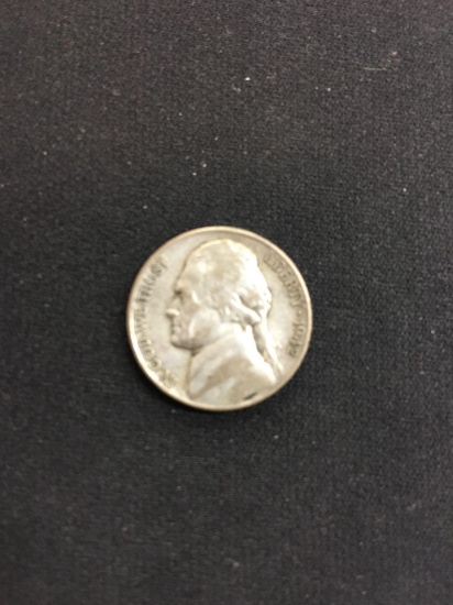 1942-S United States Jefferson War Nickel - 35% Silver Coin