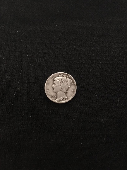 1944-United States Mercury Dime - 90% Silver Coin