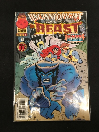 Uncanny Origins Featuring The Beast #6-Marvel Comic Book