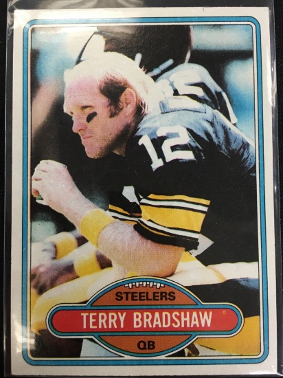 1980 Topps #200 Terry Bradshaw Steelers Vintage Football Card