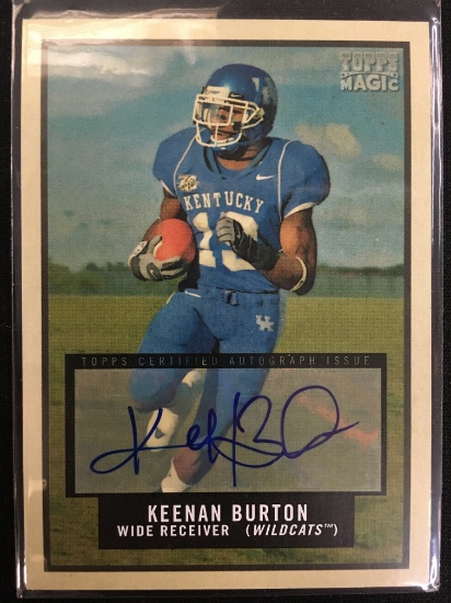2009 Topps Magic Keenan Burton Rams Rookie Autograph Card