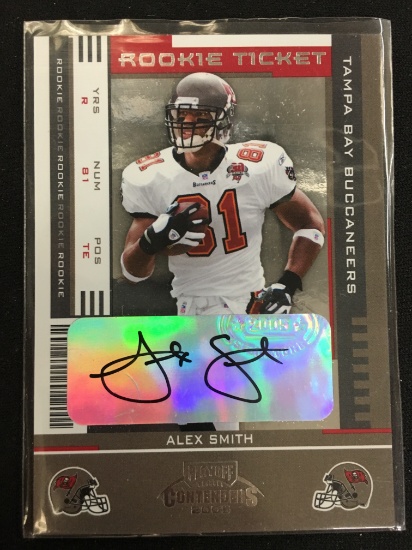 2005 Playoff Contenders Alex Smith Bucs Rookie Autograph Football Card