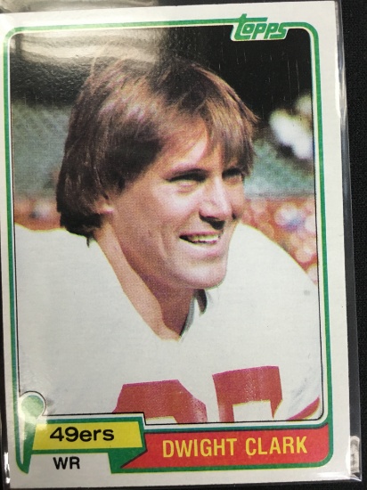 1981 Topps #422 Dwight Clark 49ers Rookie Football Card