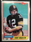 1981 Topps #375 Terry Bradshaw Steelers Vintage Football Card