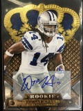 2011 Crown Royale Dwayne Harris Cowboys Rookie Autograph Football Card