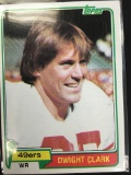 1981 Topps #422 Dwight Clark 49ers Rookie Football Card
