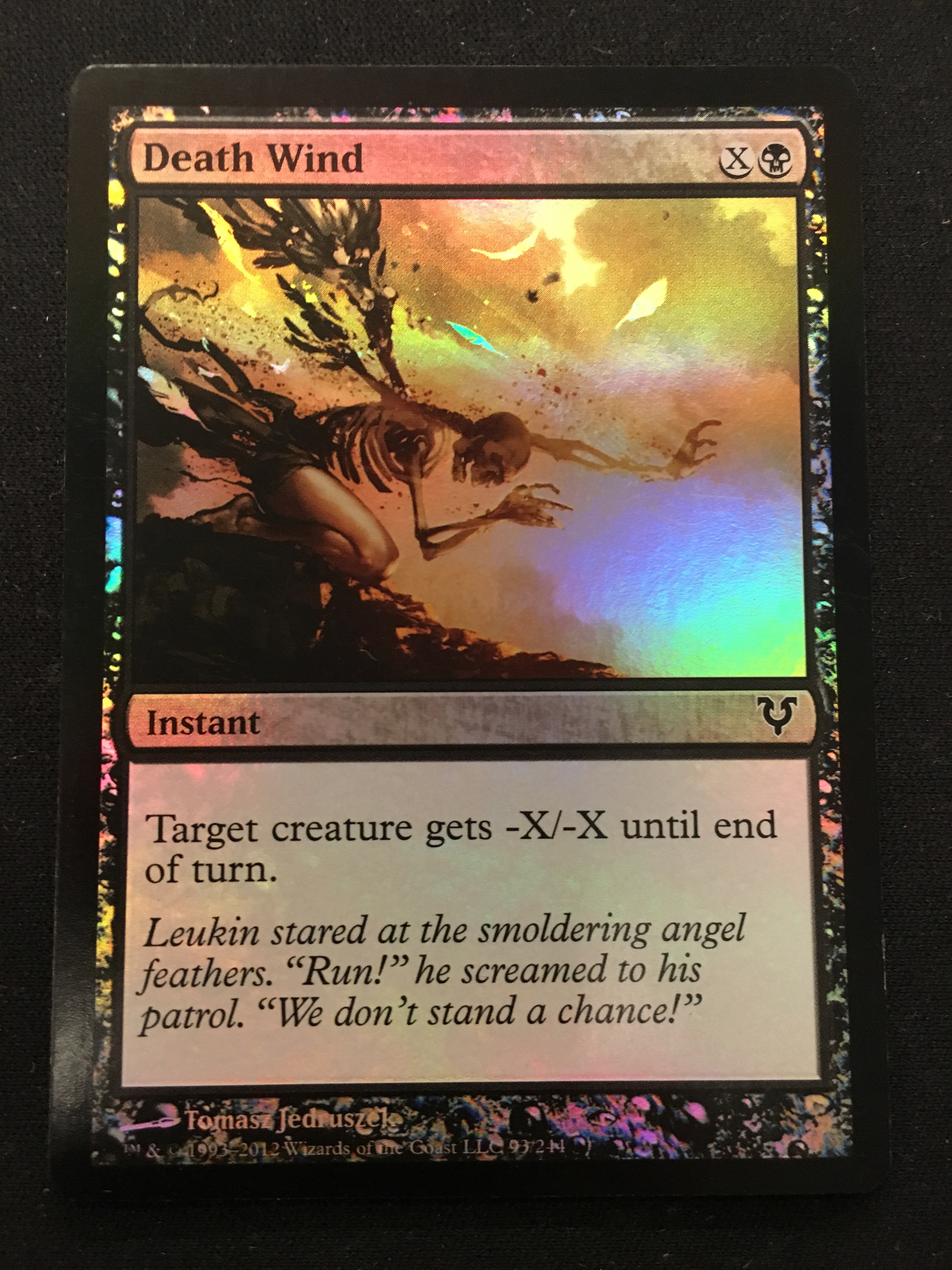 MTG Magic the Gathering Death Wind FOIL Card | Proxibid