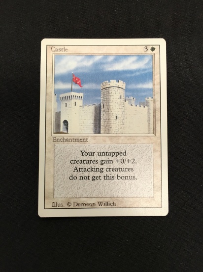 MTG Magic the Gathering Castle Revised Vintage Card