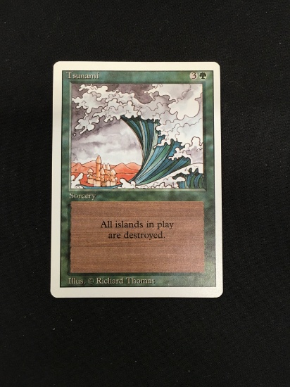 MTG Magic The Gathering Tsunami Revised Vintage Card